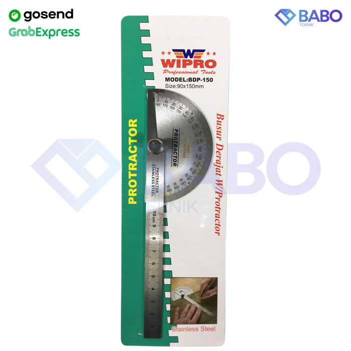 

Terlaris Penggaris Busur Derajat Protactor 15 Cm Wipro