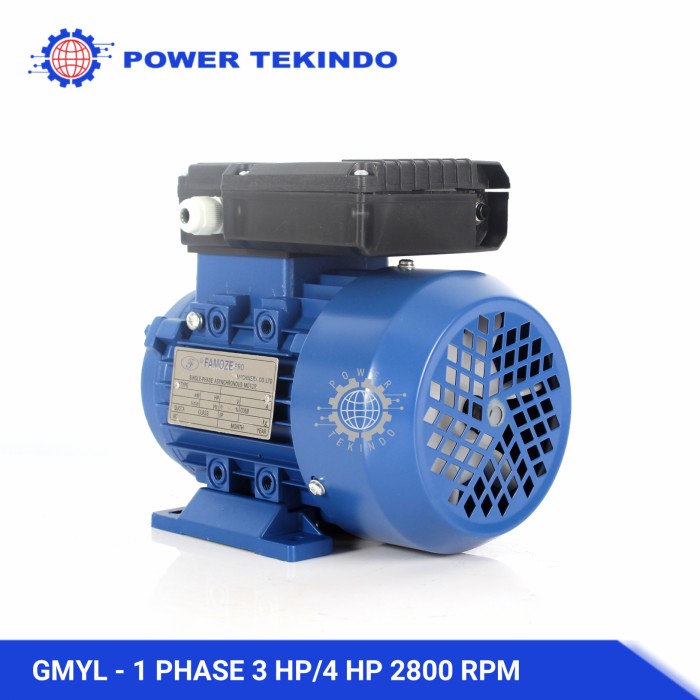 Best Seller Famoze Pro Dinamo 1 Phase 3 Hp/4 Hp 2800 Rpm 2 Pole Elektro Motor 4 Pk