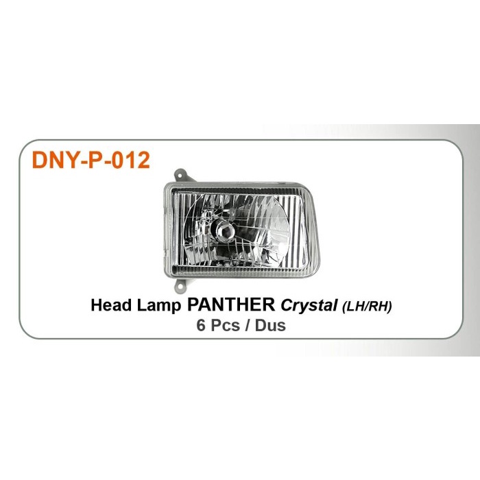 Head Lamp / Lampu Besar Depan Panther Crystal (Kristal) Kode 303