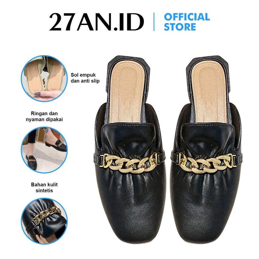 Tren Terbaru Sepatu Slop Flat Karet Jelly Wanita SP28 Sepatu Sandal Wanita Empuk