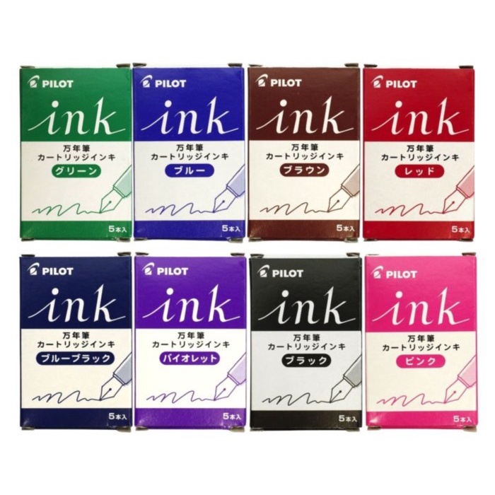 

Terlaris Pilot Ink Cartridge / Tinta Katrid Irf-5S