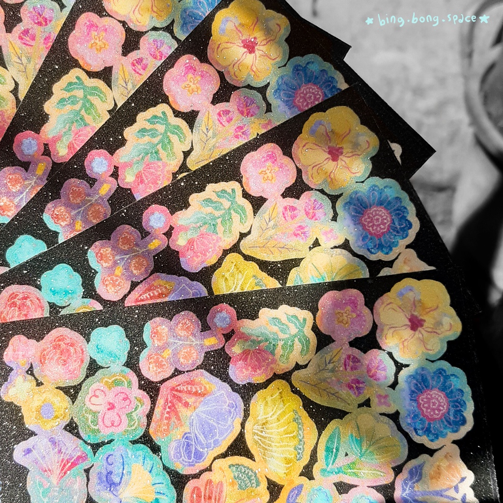 

Sticker Sheet - Blooming