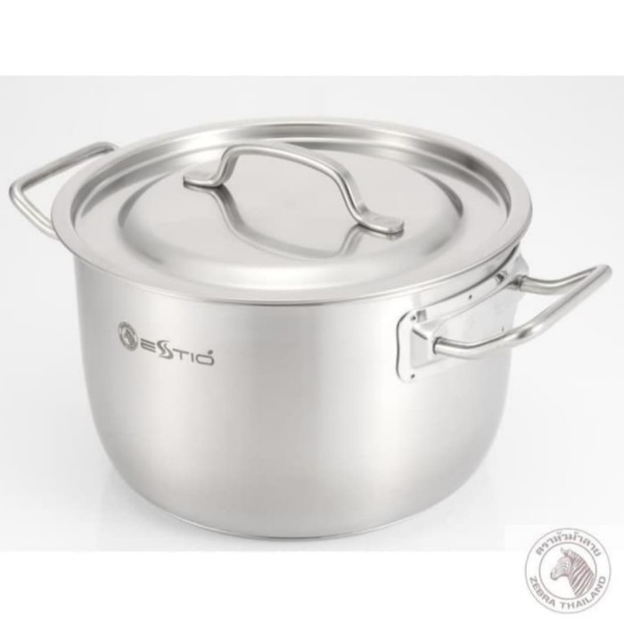 Terlaris Zebra Sauce Pot 24 Cm Estio Pros (162234) Stainless Steel