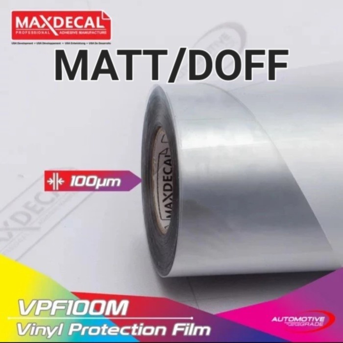 DOFF Sticker Maxdecal Vpf100M Vpf Clear Matt / Doff 127cm Meteran DOFF PROMO
