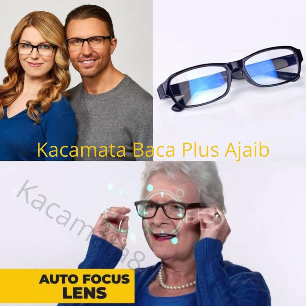 Terlaris Kacamata Baca Plus Ajaib Auto Focus Adjust One Power Wxs