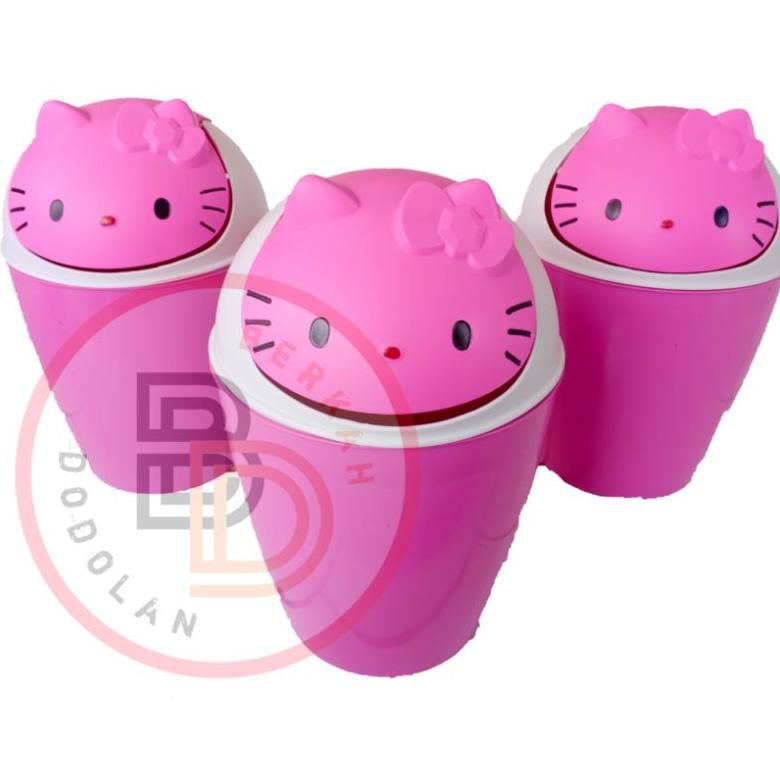 New Arrival Tempat Sampah Karakter - Tempat Sampah Hello Kitty - Tempat Sampah Panda