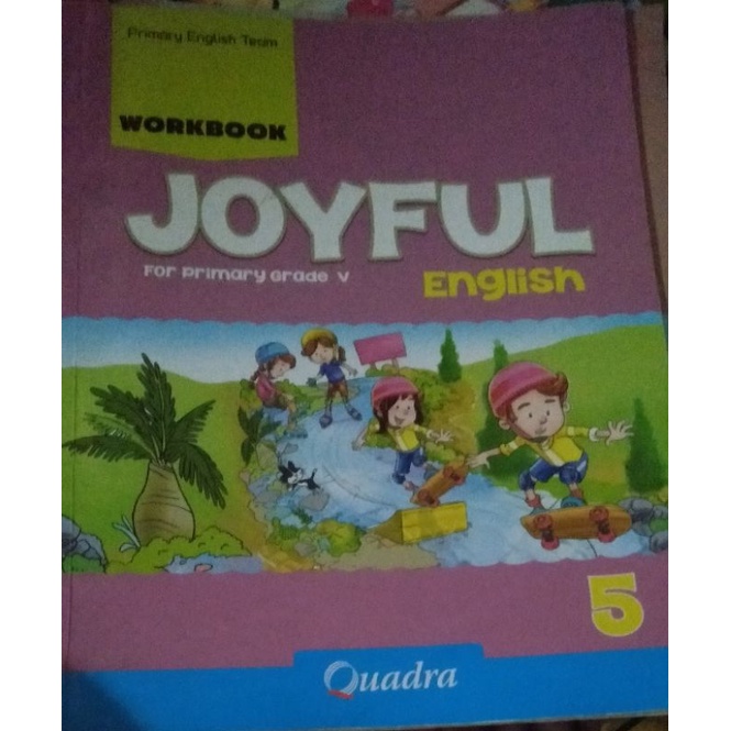 Bekas Workbook Joyful English kelas 5 Quadra