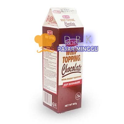 

Rich Whip Cream Coklat 907Ml Topping Coklat Whipping Cream Rich'S