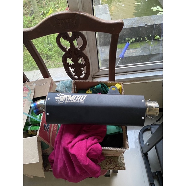 Knalpot DTMOTO inlet 60/61 panjang 35cm