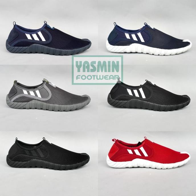 Promo Sepatu Santai Adidas Jawpaw Slip On Pria Hq / Sepatu Sepeda Casual