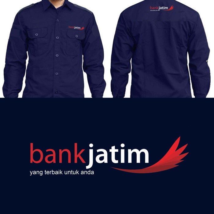 DISKON SPESIAL KEMEJA BANK JATIM SERAGAM BANK JATIM CUSTOM TERBARU