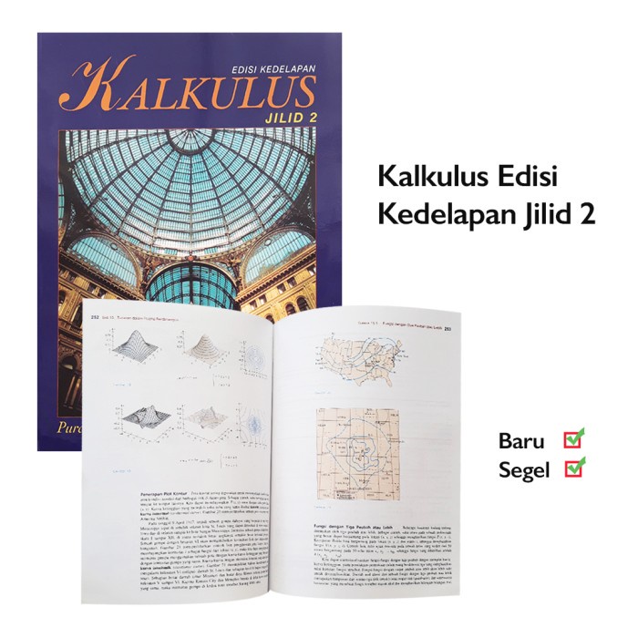 PROMO BUKU KALKULUS JILID 2 EDISI 8 PURCELL ERLANGGA TERBARU