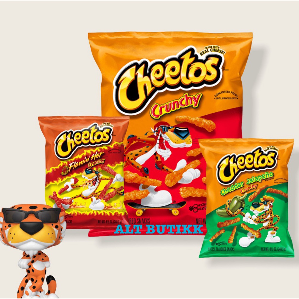 

Best Produk.. CHEETOS CRUNCHY CHEDDAR JALAPENO | FLAMIN HOT | MADE IN USA IZ7
