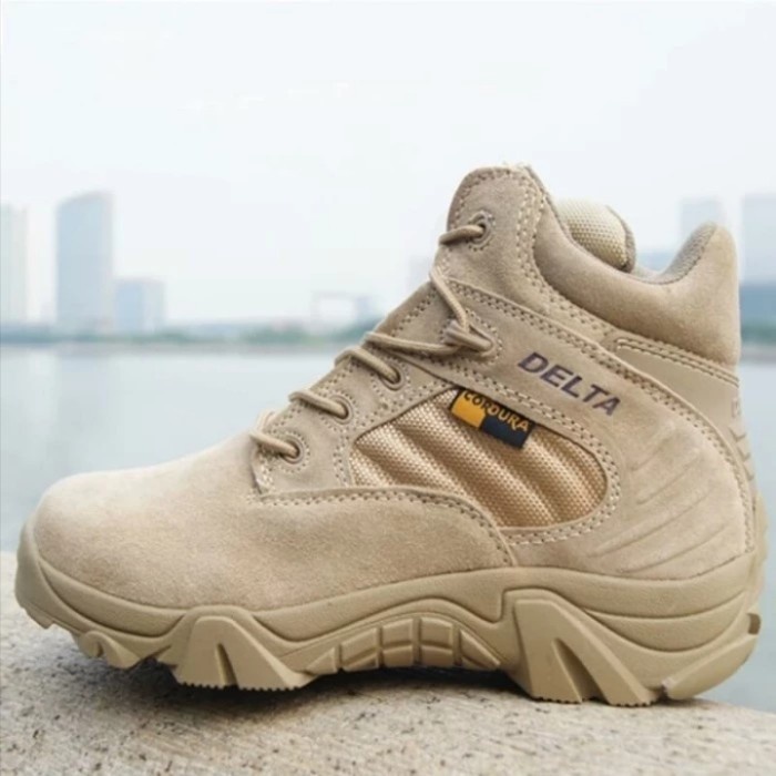 Terlaris Sepatu Delta Tactical 6Inc Cream Original Import