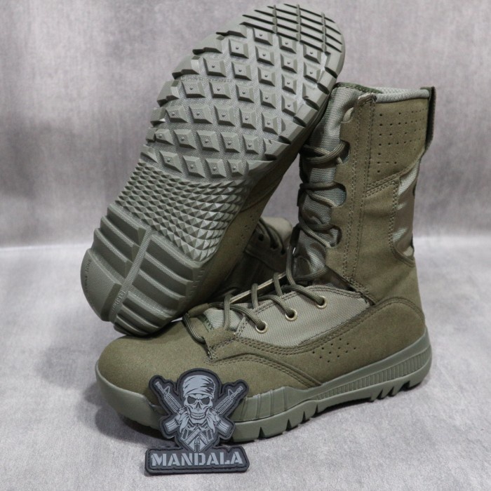 Terlaris Sepatu Tactical Cqb Swat Hijau / Sepatu Cqb Hijau