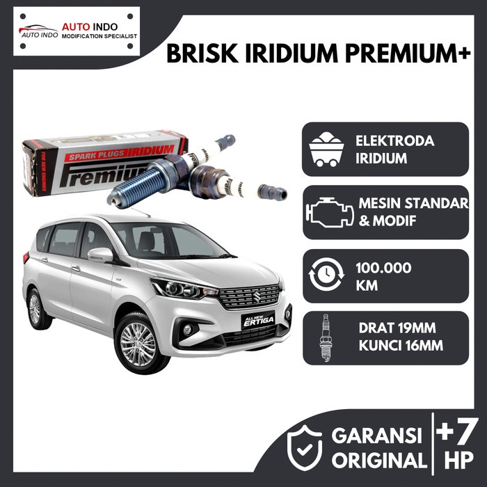 Terlaris Busi Mobil Racing All New Ertiga K15B Busi Brisk Iridium Premium P10