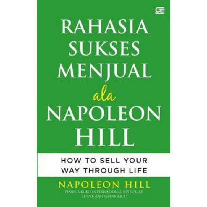 DISKON SPESIAL RAHASIA SUKSES MENJUAL ALA NAPOLEON HILL - NAPOLEON HILL TERMURAH