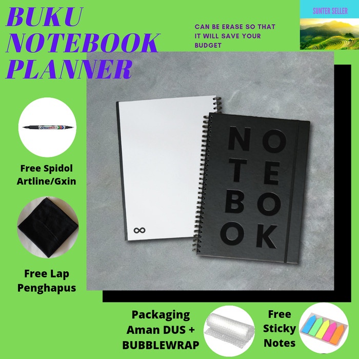 

Infinit Notebook Buku Catatan Kosong Diary Book Binder Pebisnis