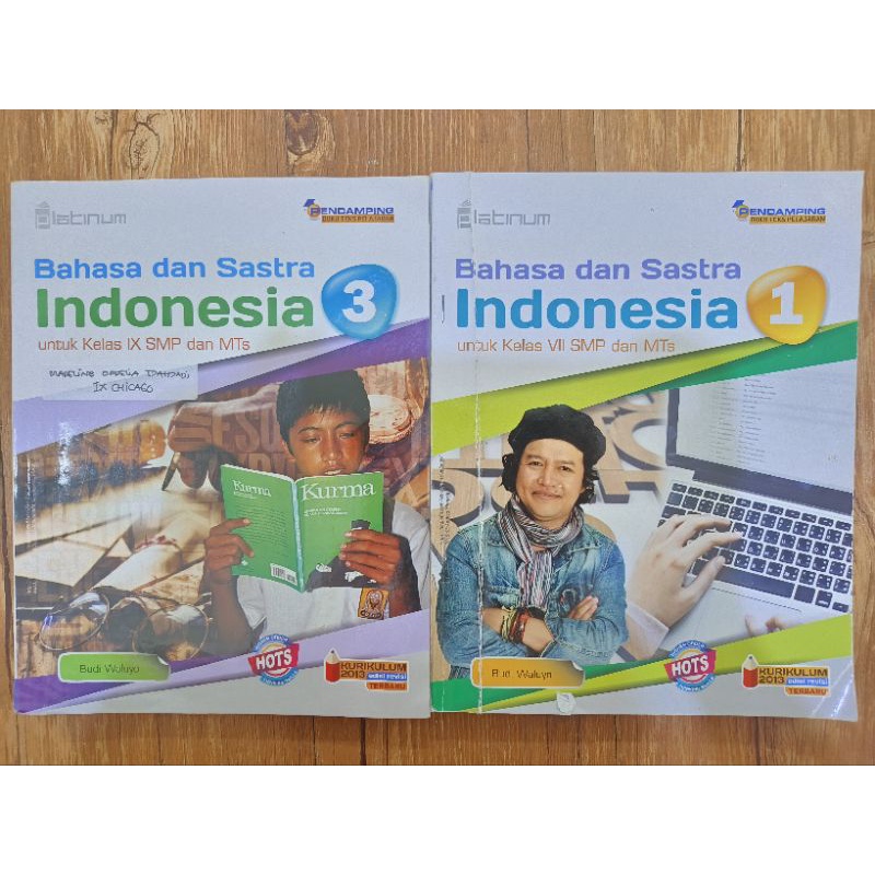 

BUKU PELAJARAN PLATINUM BAHASA INDONESIA DAN SASTRA INDONESIA KELAS SMP 1 / 3 KELAS 7 / 9 KELAS VII / IX BEKAS /PRELOVED BUDI WALUYO