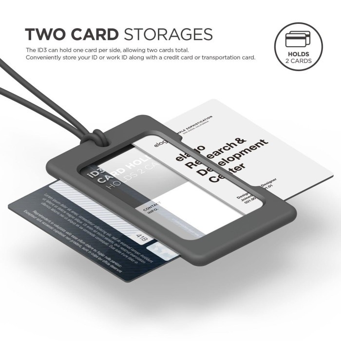 

Elago Id3 Id Card Holder Strap Name Tag Kerja Kantor Nametag Nama Dada