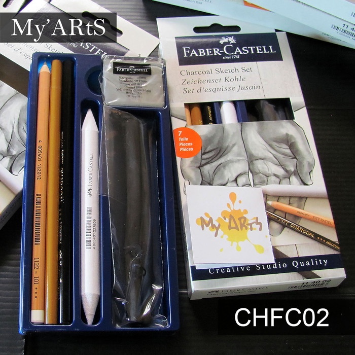 

Terlaris Faber Castell Goldfaber Charcoal Sketch Set