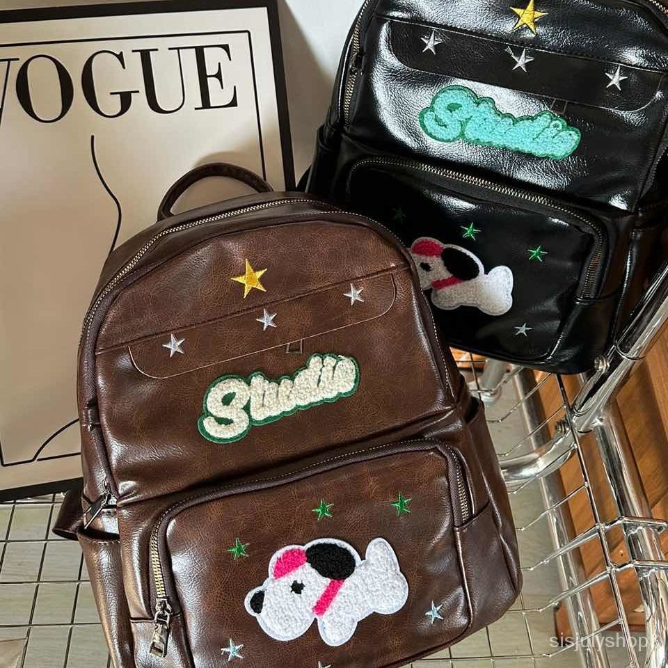 [✅BISA COD] #Sisjuly# Tas YK2 wanita / tas sekolah nostalgia bintang retro / tas bahu perjalanan ransel berkapasitas besar untuk wanita