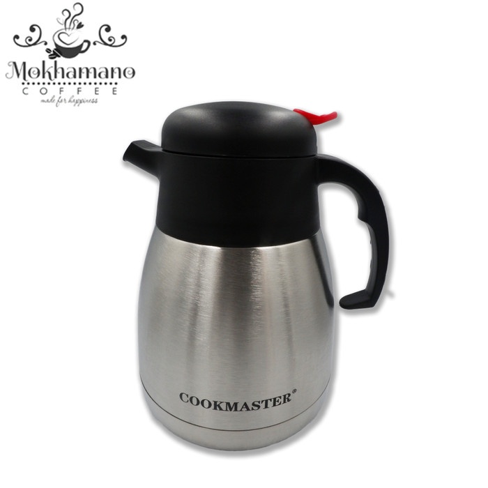 Terlaris Cookmaster Coffee Pot Teko Teh Thermos Kopi Termos Stainless 1200 Ml