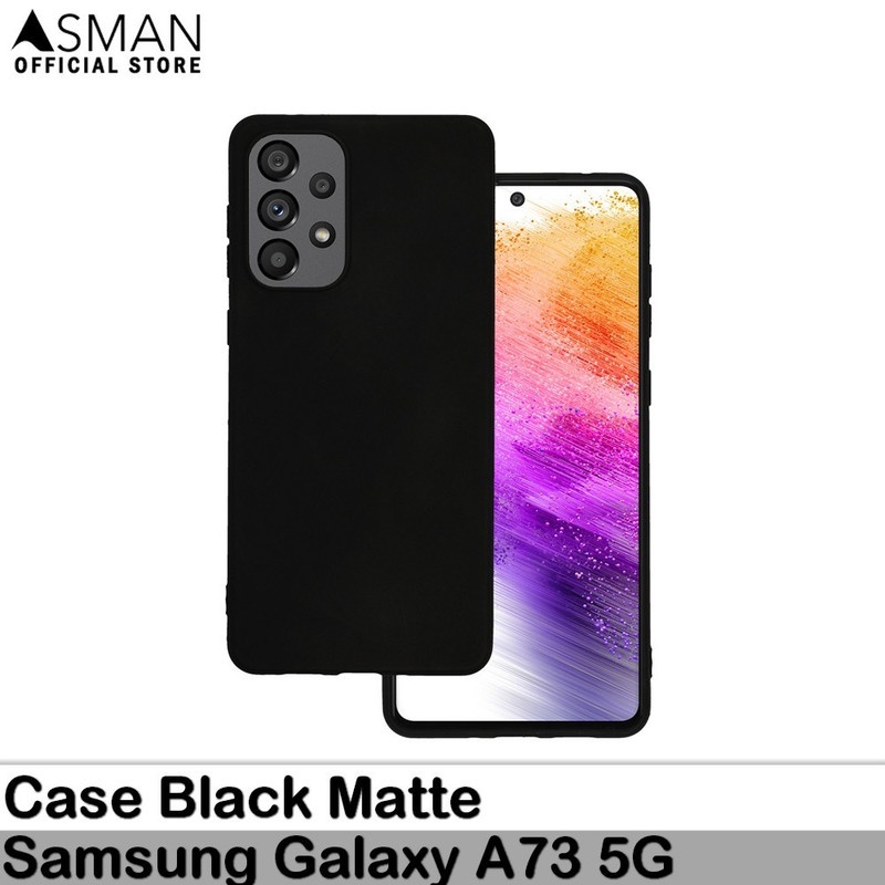 Ultraslim Samsung Galaxy A73 5G | Soft Case Black Matte - Black