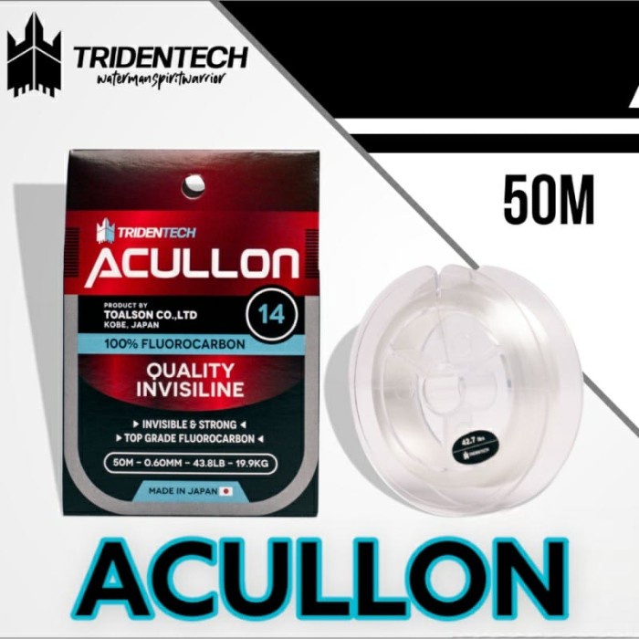 Bestseller Senar Pancing Leader Tridentech Acullon Leader Flourocarbon