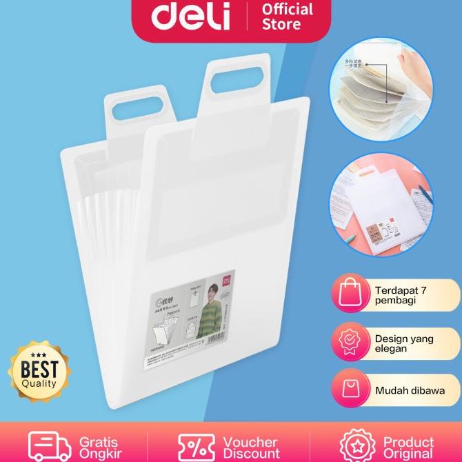 

Deli School Expanding File / Folder Map Penyimpanan 7 Sekat 72601