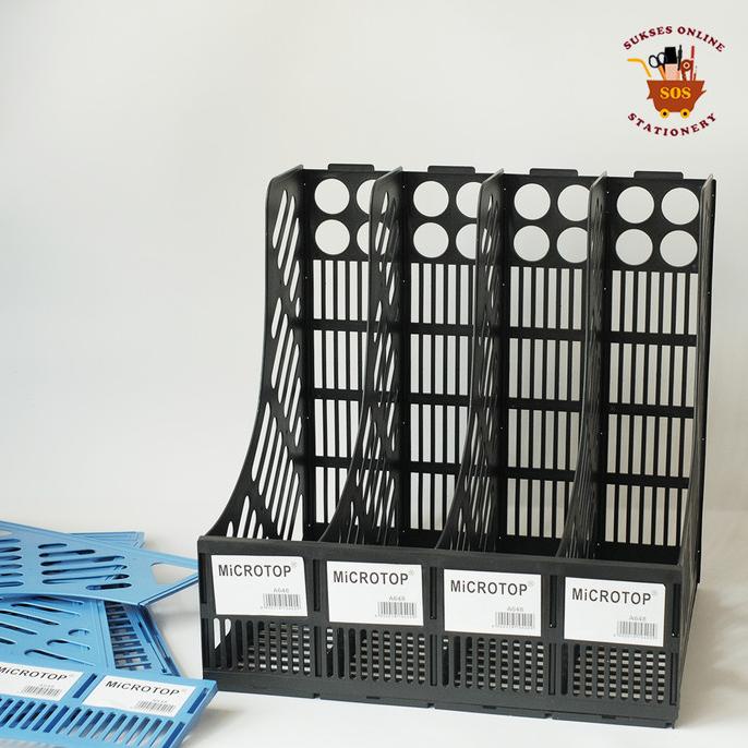 

Sosc Box File 4 Susun Microtop A-648 / Box Plastik /Box File Keranjang