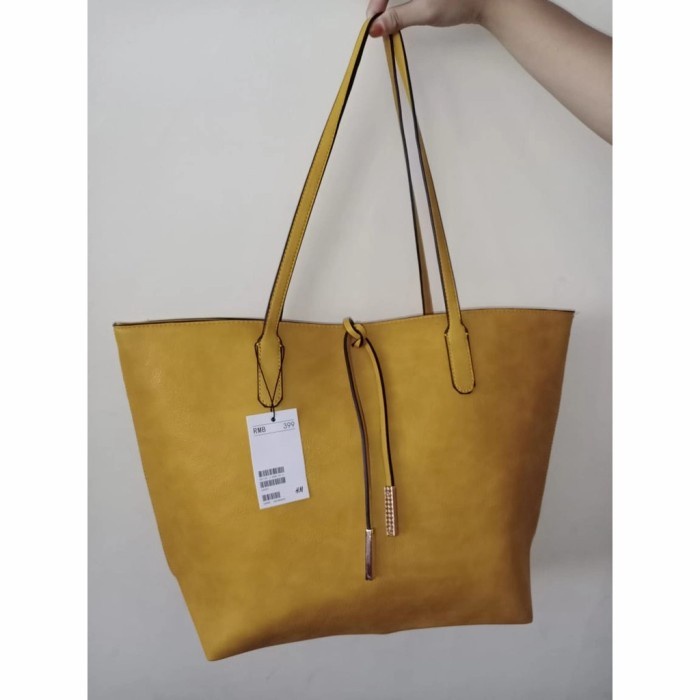 HOT SALE S12 TAS KULIT BRANDED WANITA H&M ASLI IMPORT TOTE BAG TOTEBAG WOMEN HP TERMURAH