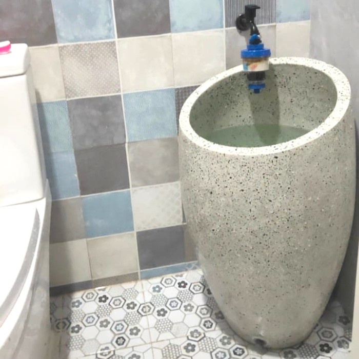 HOT SALE BAK MANDI TERASO DIAMETER MIRING TERMURAH