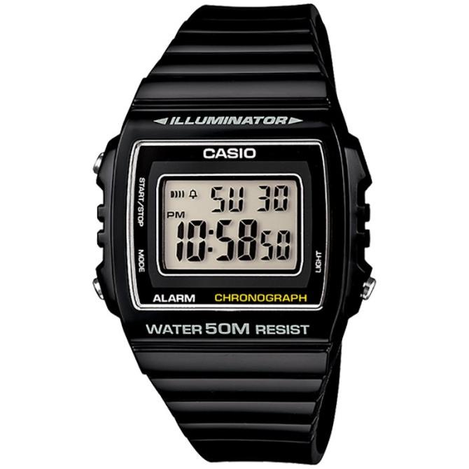 Casio Standar W-215H-1Avdf Alarm Chrono Wr 50M