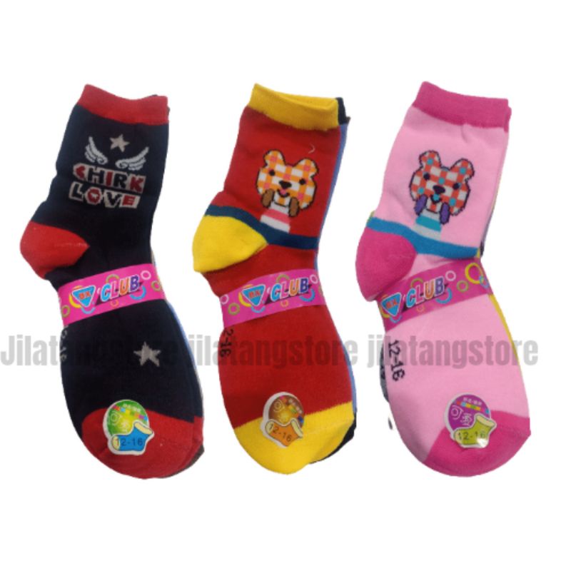 kaos kaki anak motif lucu ukuran PAUD,TK  dan SD kaos kaki cewek cowok,/unisex