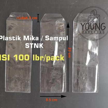 

Viral Plastik Stnk Pvc / Sampul Pvc Cover Stnk Uk. 8,5 X 23 Isi 100 Pcs Msx