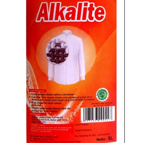 Grosir Alkalite Detergen Penghilang Noda Laundry 1 Ltr | Pembuka Serat Kain | Anti Noda Jamur Pada Pakaian Erp