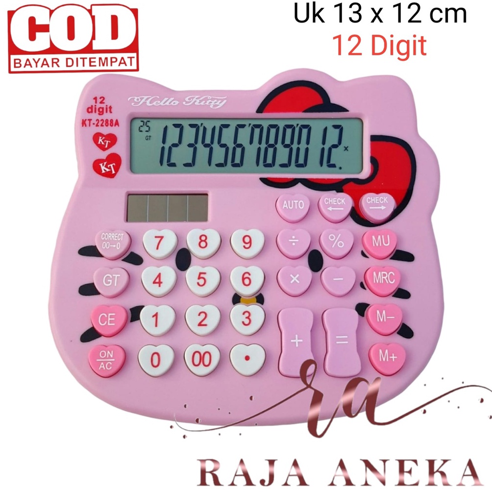 

Produk Kalkulator Kepala Hello Kitty Pink 12 Digit IMUT LUCU MANIS HELO KITY KITI Hello Kitty M KT-2288 0RV