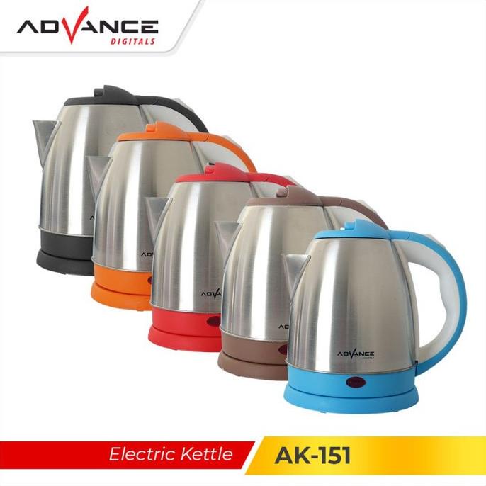 Terbaru Advance Electric Kettle 1.5 Liter Teko Listrik Ak-151 Erp