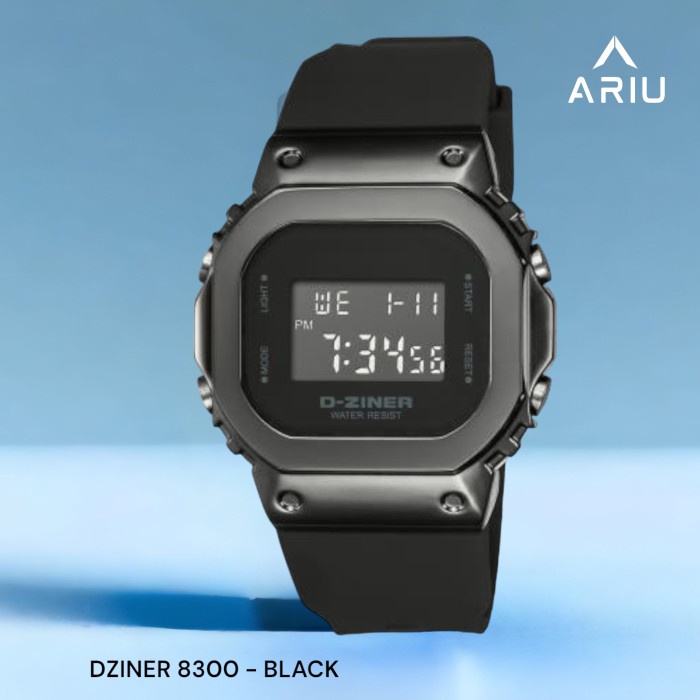 HOT SALE!!! ARIU - JAM TANGAN DZINER WR 30M DIGITAL WATCH - 8300 TERBARU