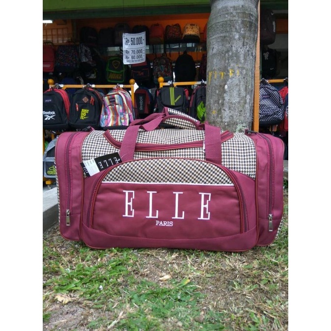 Tas Travel Bag Elle - Tas Pakaian Buat Mudik Dan Olahraga Pria Wanita