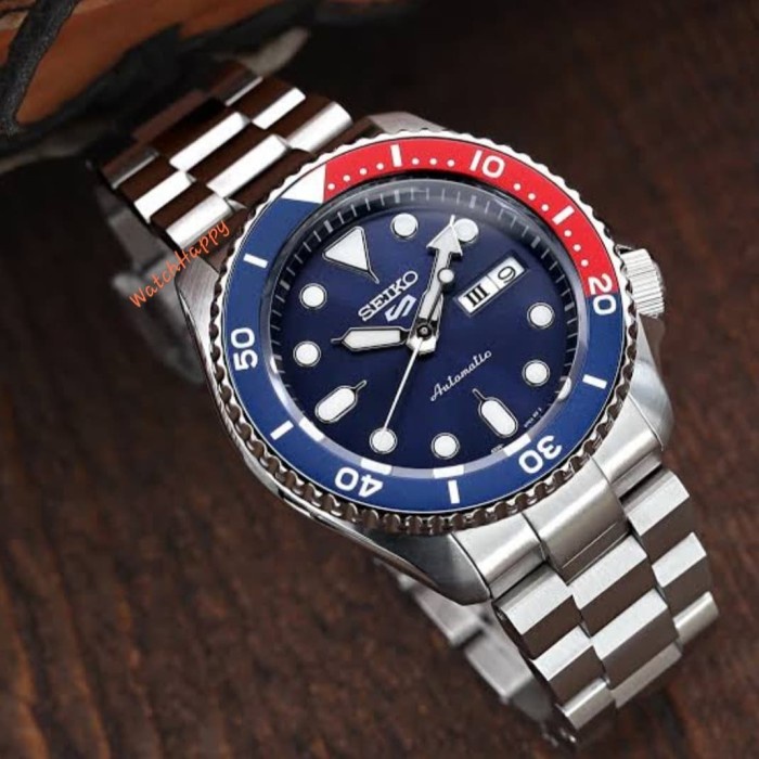MUST HAVE SEIKO 5 WATCH SPORT ORIGINAL SRPD53K1 PEPSI SPORTY RANTAI SRPD53 TERBARU