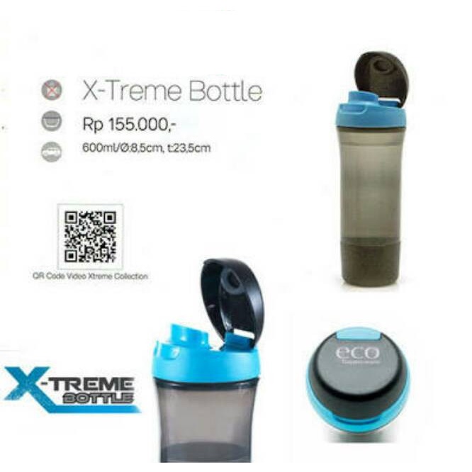 Gratisshope - Botol Minum 2 Liter Eco Bottle Tupperware 1L /1,5L/750Ml/500Ml/Fancy