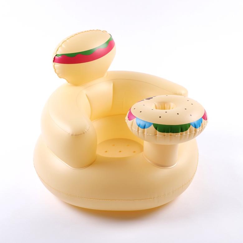 New Arrival Huayi Mall 100% Jkt Ready Sofa Bayi / Kursi Bayi Pompa Untuk Belajar Duduk, Makan, Main 