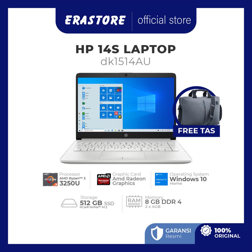 HP Laptop 14s-dk1514AU Ryzen 3 3250U 8GB 512SSD W10 14 FHD