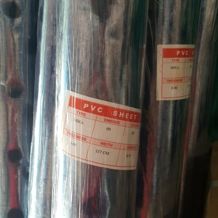 Ataritagrosir Plastik Bening Tebal Roll / Plastik Mika 0,08 / Plastik Sampul Buku