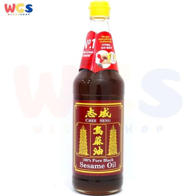 

Chee Seng 100% Pure Black Sesame Oil 650 ml - Minyak Wijen Murni