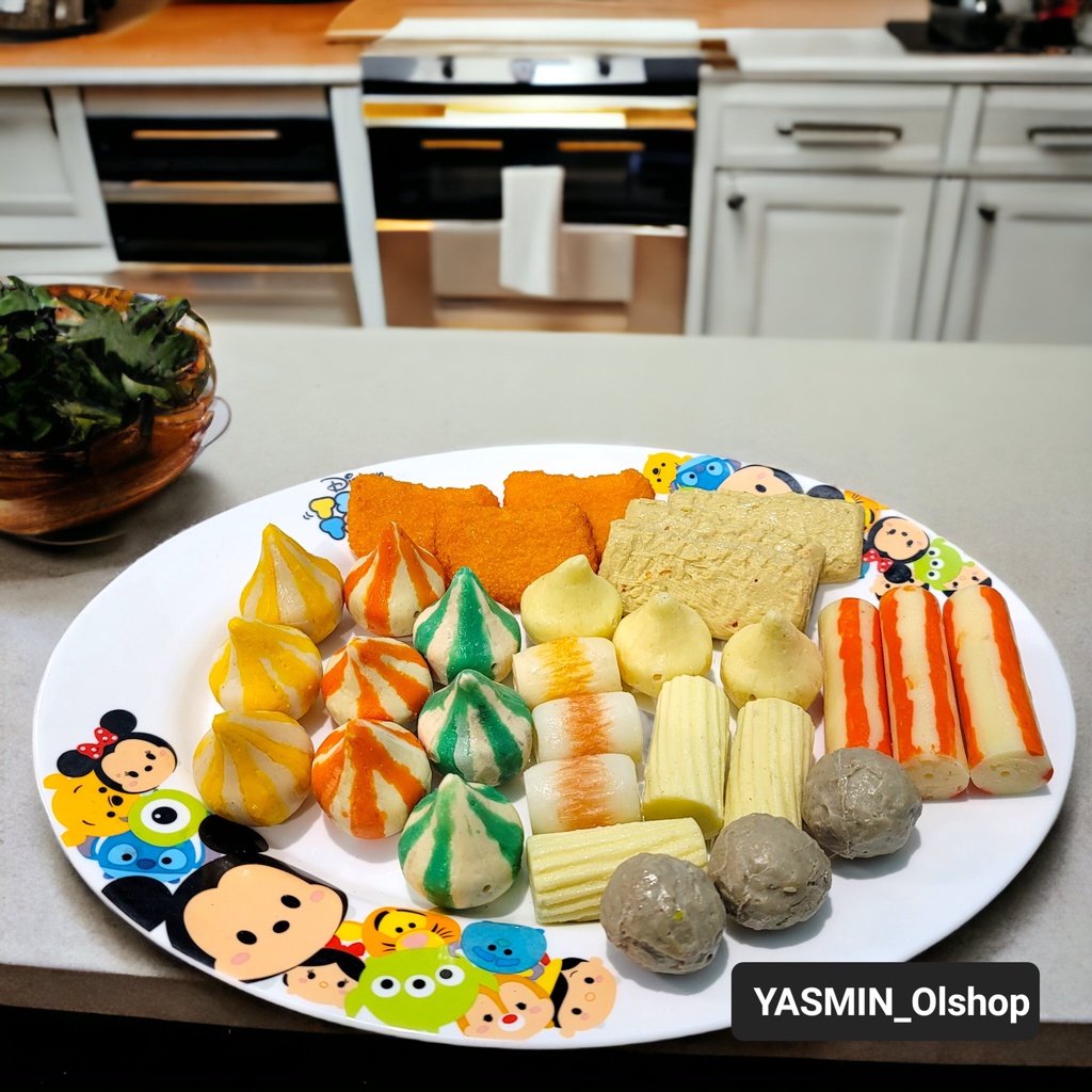 Replika makanan paket frozen food / dummy makanan frozen food / hiasan etalase jualan / dekorasi eta