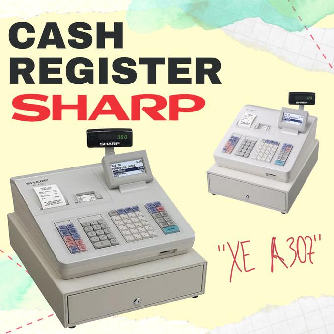 Cash Register Sharp xe a307 / Mesin Kasir Sharp XEA307