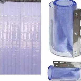 tirai PVC curtain / tirai plastik PVC u/pintu tinggi 2m x L.1m